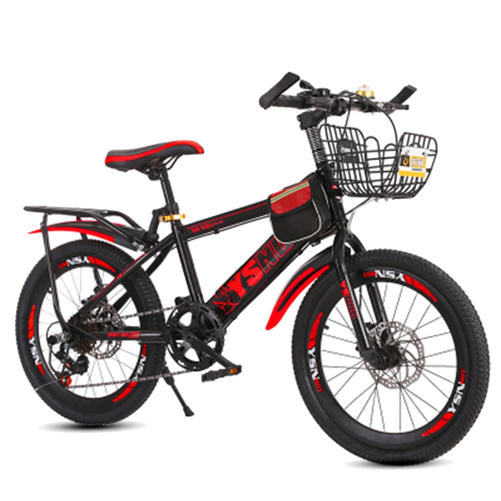 AOAPUMM Vélo Enfant 20 Pouces 7 Vitesses Avec Garde-Boue - VTT Pour Filles Et Garçons 6 à 12 Ans, Cadre Acier Robuste