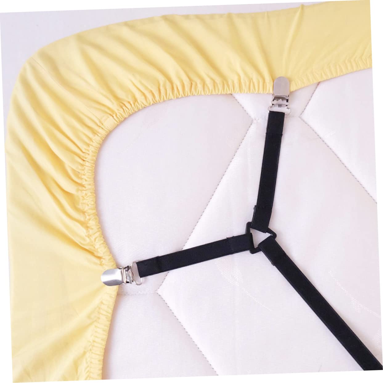 Zerodeko 3stücke Bettlakenhalter Verstellbar rutschfeste Spannbänder Für Spannbettlaken Und Bettdecken Clips Für Sichere Fixierung Elastische Halterungen Für Saubere Und Ordentliche