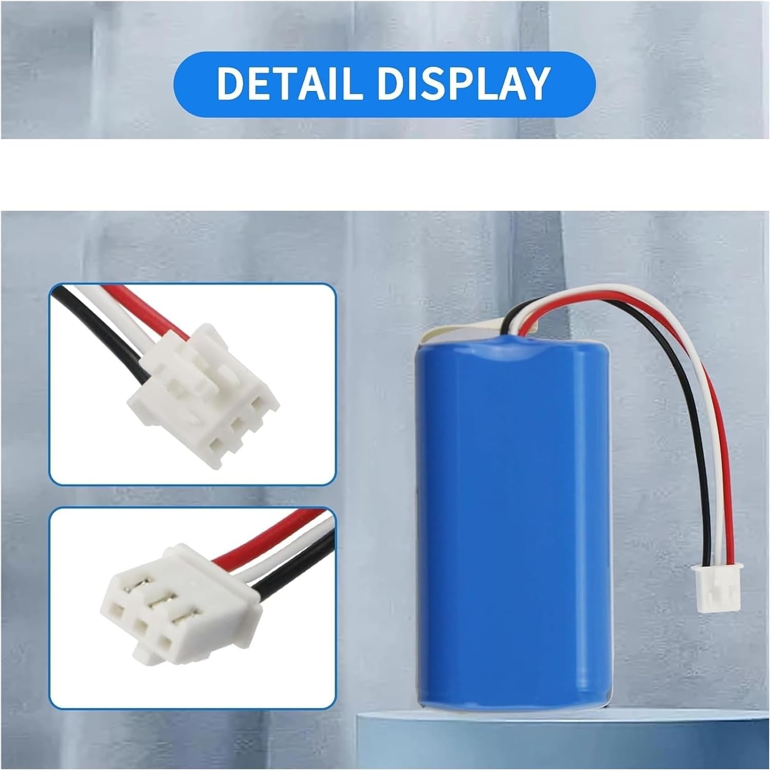 Replacement Battery for V-tac VT-5555/5556，Compatible for Midea，M4，Compatible for Kitfort，KT-545, XBOOST Robot Vacuum 14.4V Li-ion Replace