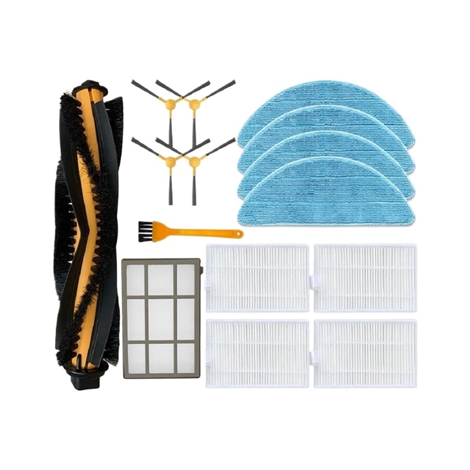 Filtre et brosse latérale pour aspirateur Coredy FL022 lot de pièces de rechange essentielles