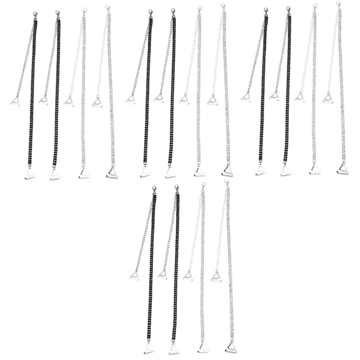 SOIMISS 8 Pares De Correas De Sujetador De De Imitación Con Purpurina Para Baile Correas De Sujetador Elegantes Para Mujer Ganchos De Sujetador Soportes De Correa De Repuesto