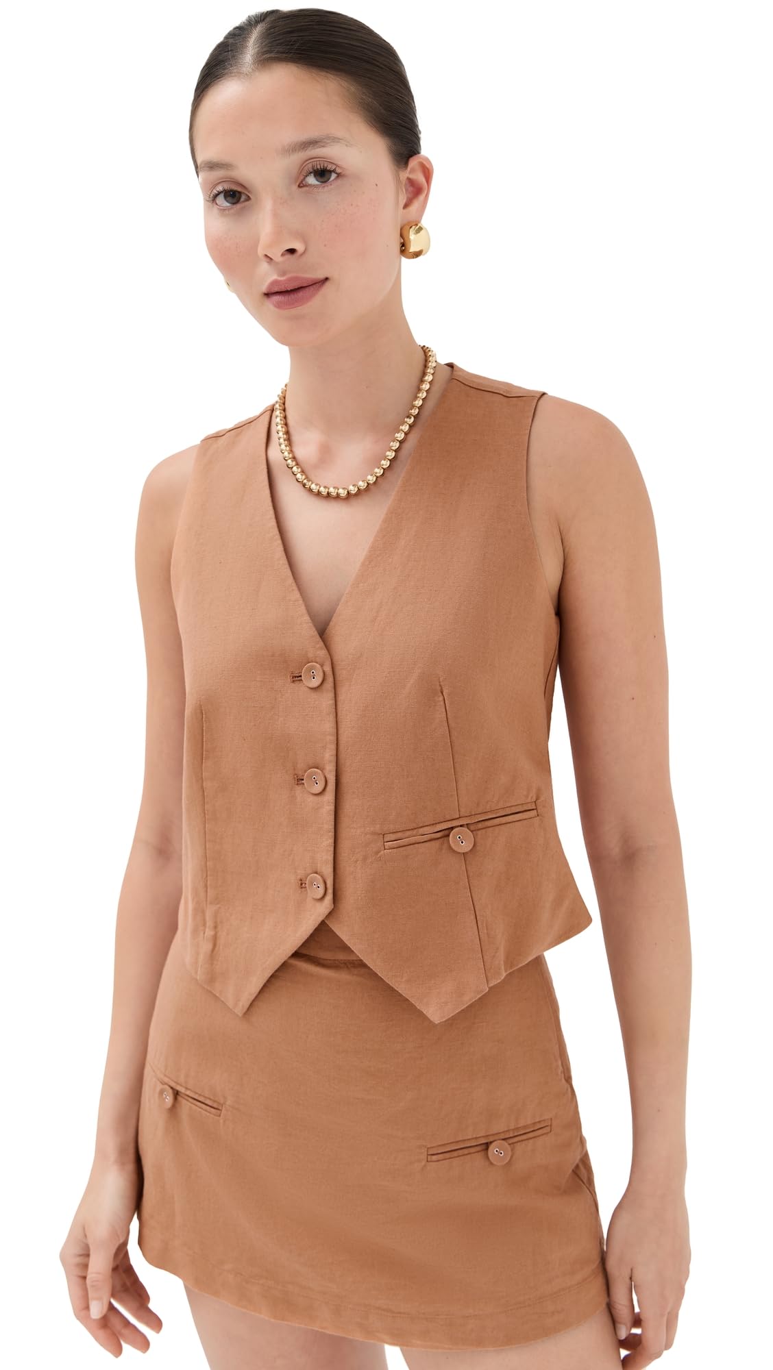 LE BOP Womens Simone Vest