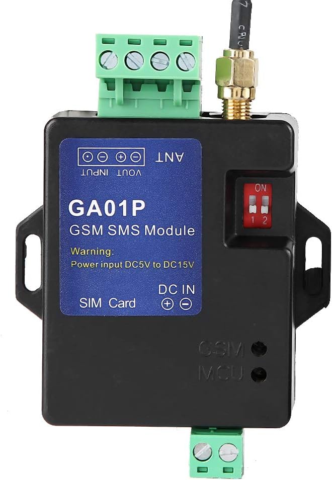 SMS Alarm GA01P GSM Alarm System Mini Smart Remote Power Failure Alert with SMS Call Alarm Security Power Failure Alarm Connect with Magnetic Switch Infrared Sensor
