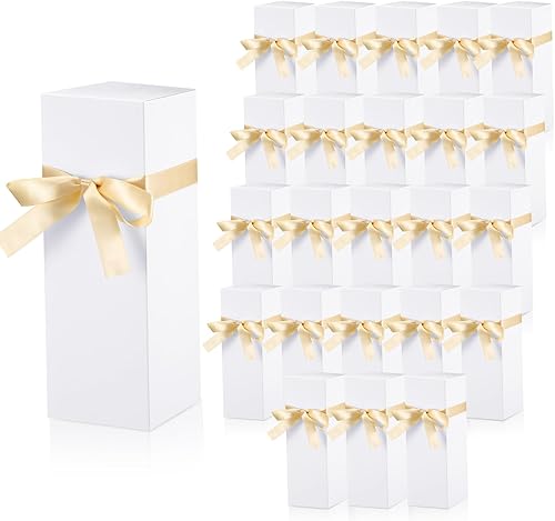 Qilery 24 cajas de regalo de Navidad para vasos de sublimación, caja de regalo con cinta para 12 onzas, 20 onzas, 30 onzas, prensa de calor, vasos