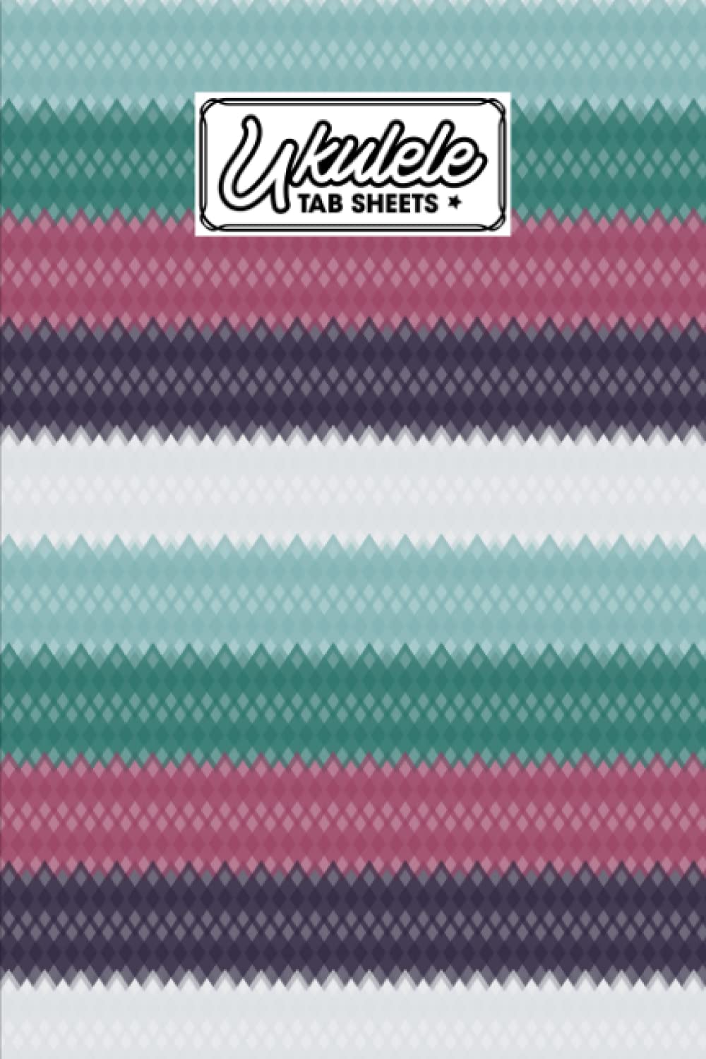 Ukulele Tab Sheets: Ukulele Chord Diagrams / Blank Ukulele Tablature Notebook With Squares Cover by Doris Heinze