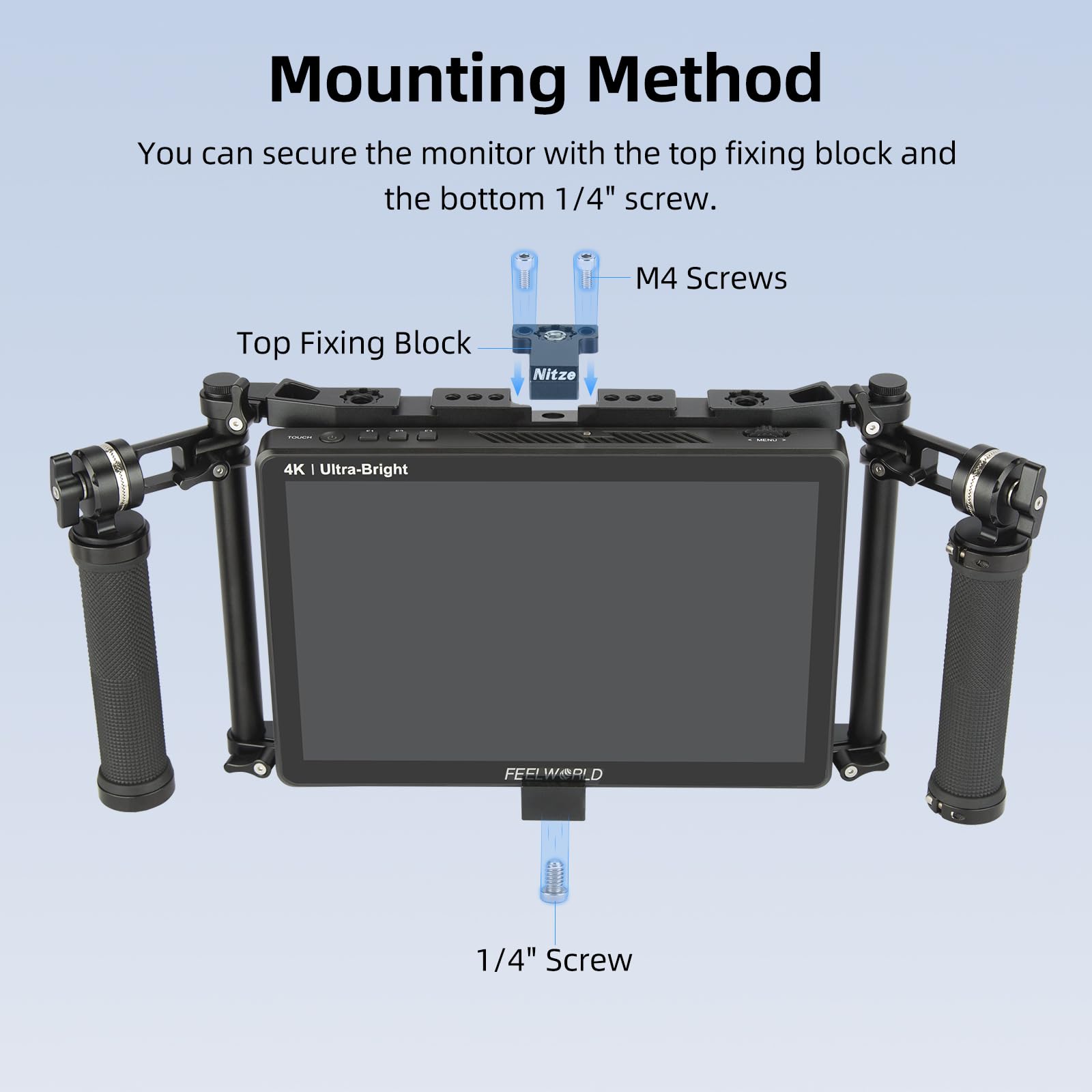 Amazon | Nitze ディレクターズモニターケージ Feelworld LUT11S - JSQ