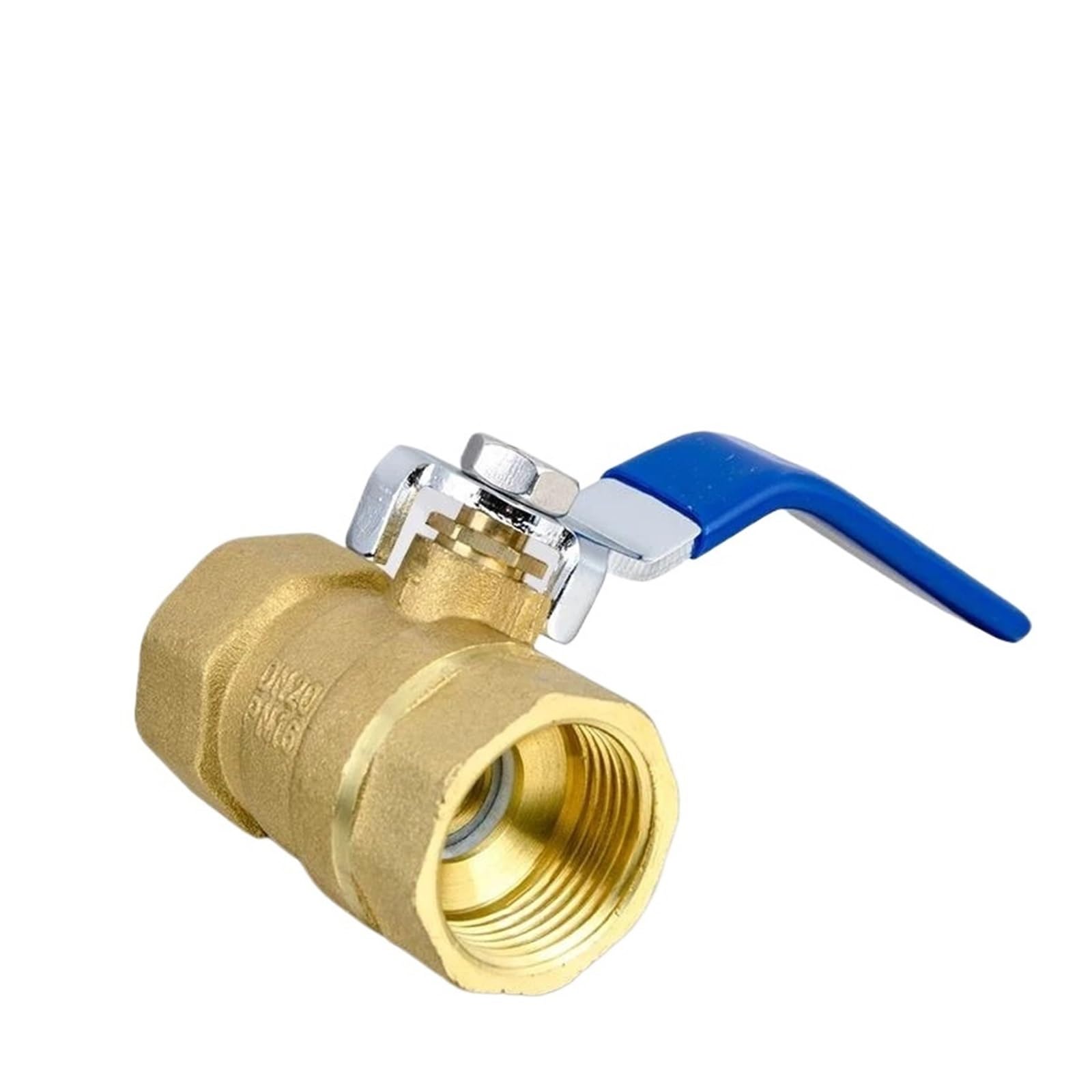 Valvola a sfera con filettatura in ottone da 1/2 "3/4" 1 "2" con rubinetto idraulico in rame con maniglia a leva(2")