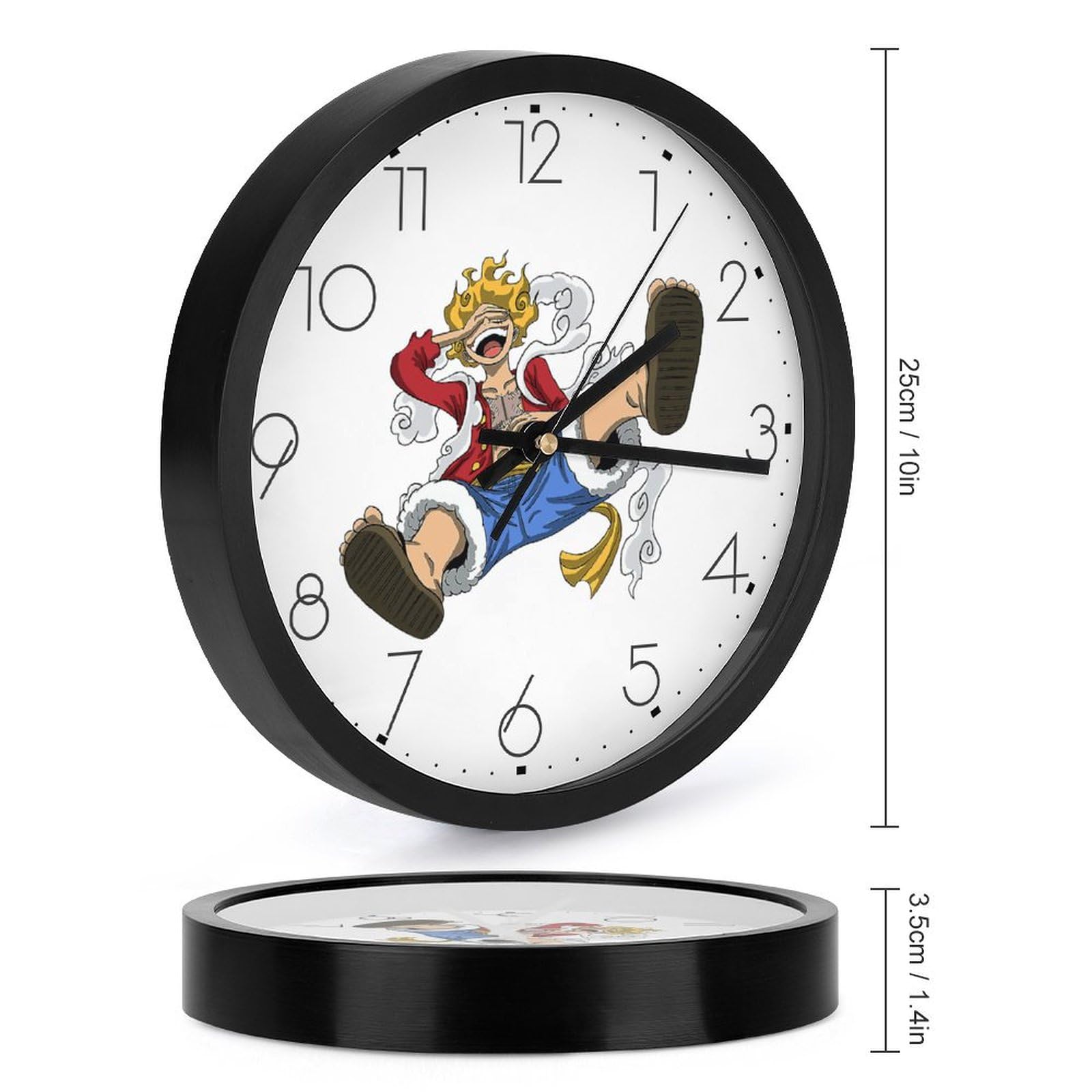 ONE PIECE ニカルフィ 静音掛時計 Amazon.co.jp: 掛け時計 ワンピース ONE PIECE ルフィ 壁掛け