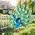 Ratuor Metal Peacock Decor Garden Statue Yard Art Outdoor Sculpture for Lawn Patio Backyard Decoration,Housewarming Birthday Gifts for Women