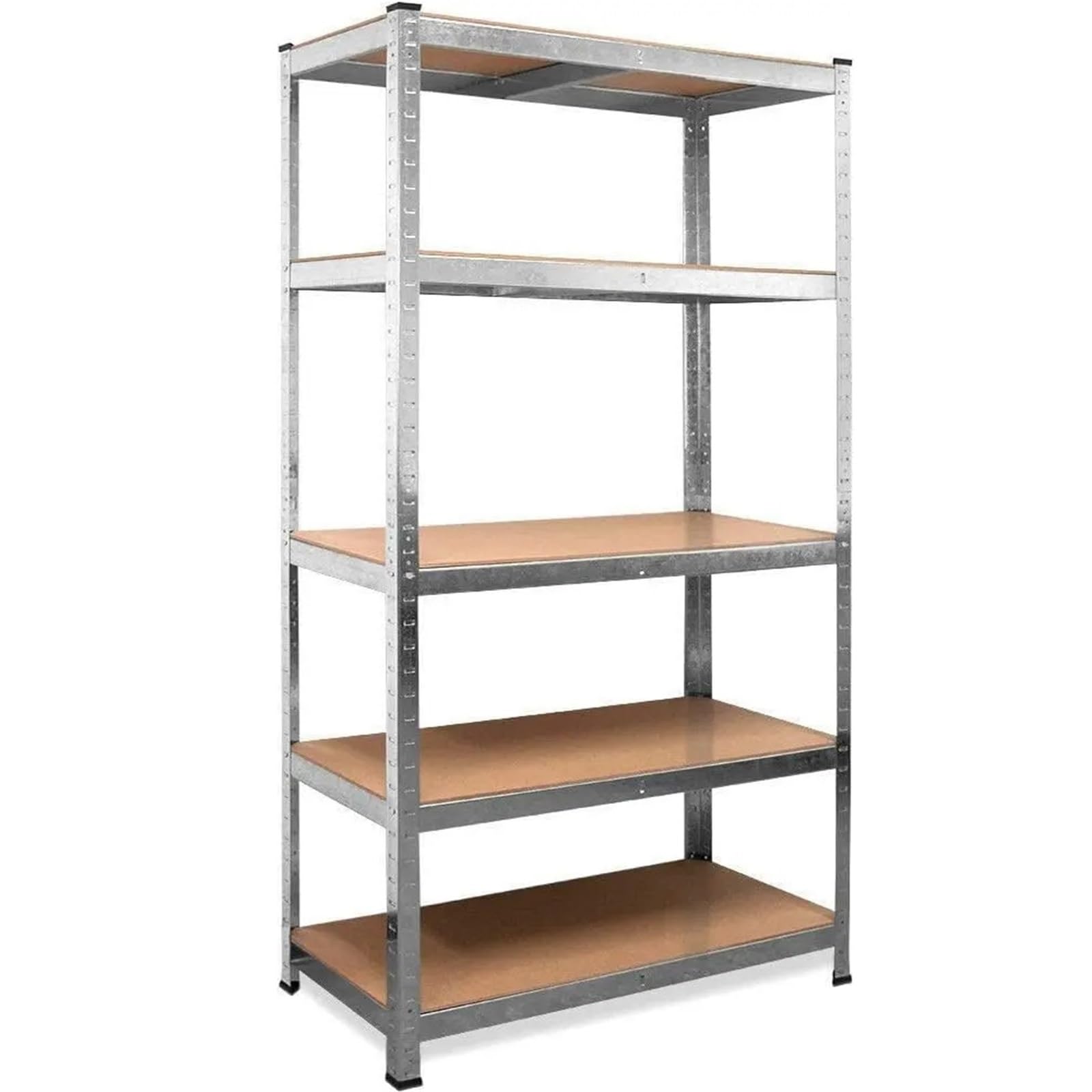 Scaffali in Metallo per Garage Scaffali for stoccaggio - Scaffalature for Garage in Metallo Resistente Scaffalature autoportanti a 5 Livelli Senza bulloni - 180x90x40 cm