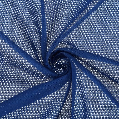 Tissu maille bleu marine PATIKIL filet de couture haute tenue