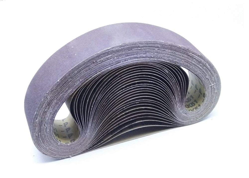 5 pièces 710 * 50mm A/O bande abrasive abrasive sur meuleuse en métal GXK51 P80-P800 pour accessoires de meulage à bande, 80#