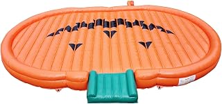 30'x20' Giant Orange Pumpkin Inflatable Bounce Pad for Gym Fitness Mat, Physical Training Cushion, N Outdoor Kids Bouncy House Castle Jumping Parties, Heavy Duty Material, Commercial Grade