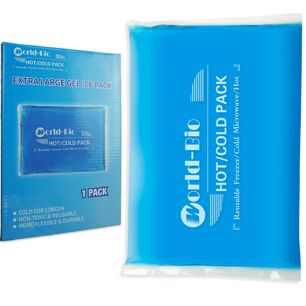 Buy Large Gel Ice Pack for Back, Knee, Shoulder, 12.4" x 8.27