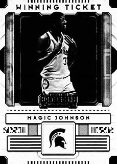2020-21 Panini Contenders Draft Picks Winning Tickets #27 Magic Johnson Michigan State Spartans Basketball Trading Card