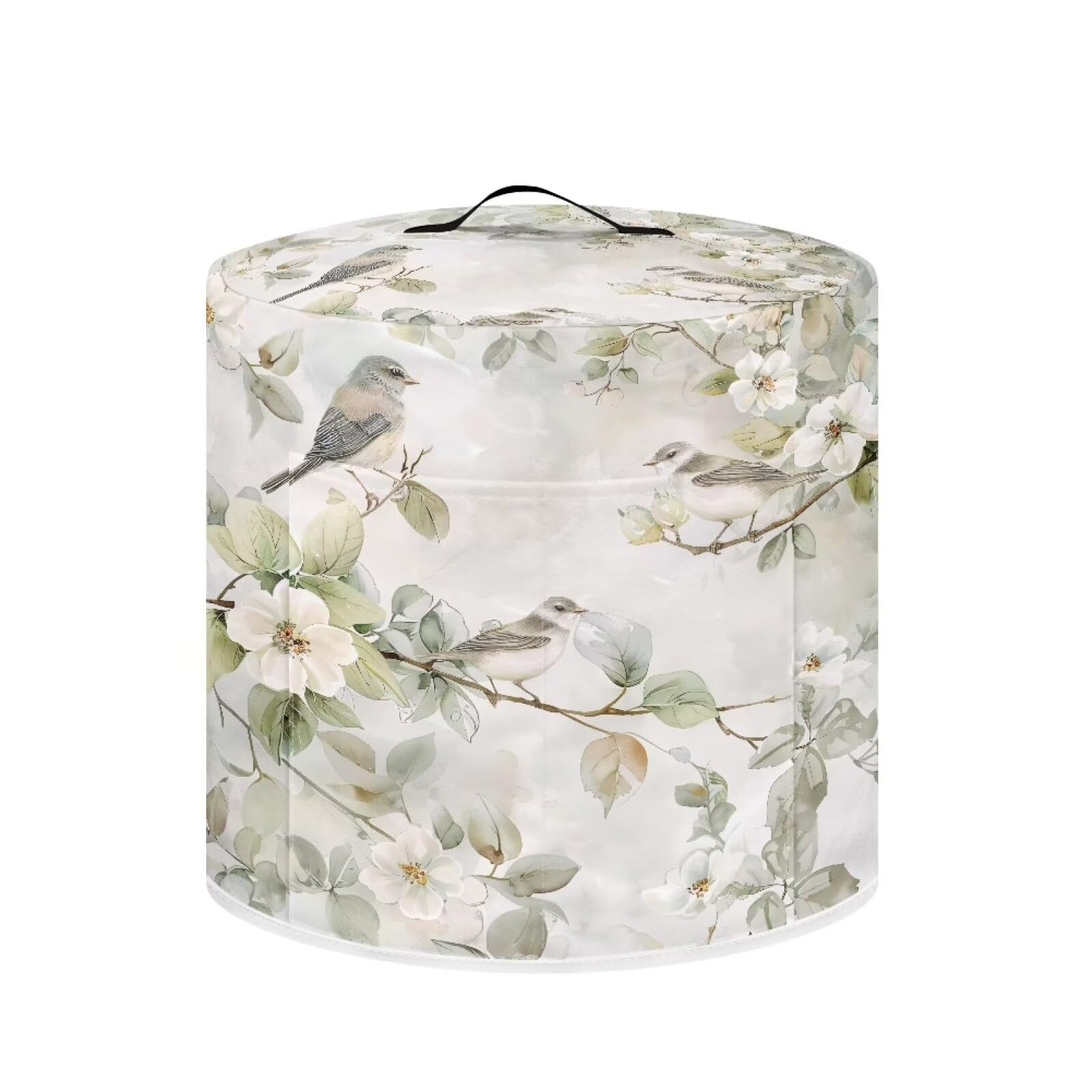 Flashideas Floral Dust Cover for 8 Quart Instant Pot and Extra Accessories, Dust Proof Easy to Clean Pressure Cooker Cover Electric Appliance Cover Air Fryer Accessories with Pocket