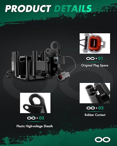 Vista 1576 de SCITOO 1 bobinas de encendido con 4 bujías de iridio para Chevrolet 2011-2015 Cruze 1.4L 2016 Cruze Limited 1.4L 2012-2020 Sonic 1.4L 2013-2021 Trax