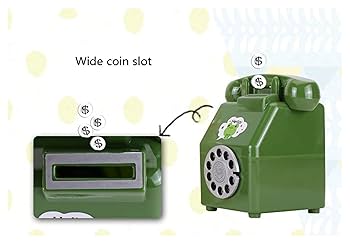 Amazon.co.jp: 貯金箱 銀行貯蓄銀行ノスタルジック電話貯金箱