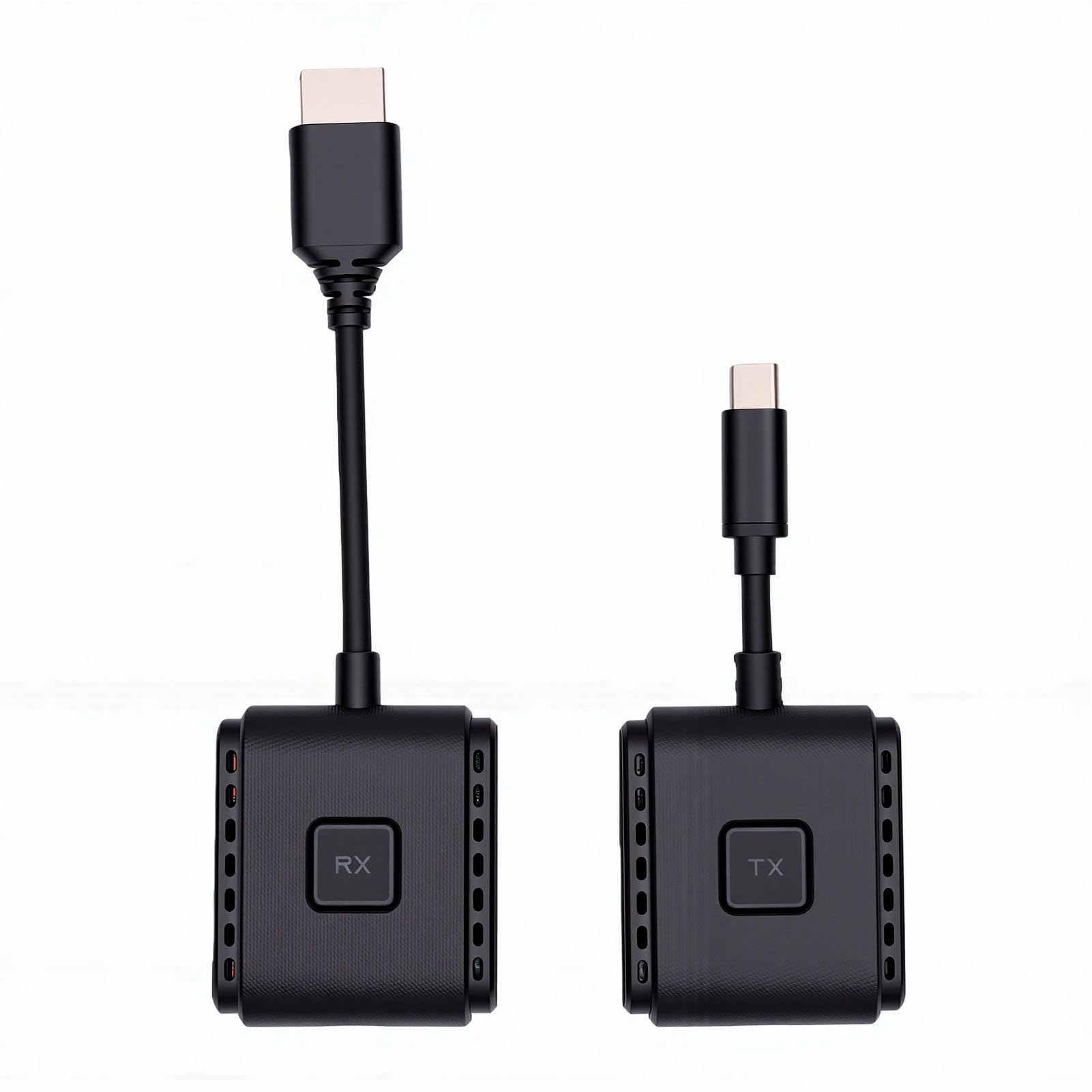Bezprzewodowy Nadajnik i Odbiornik HD, Bezprzewodowy Adapter do Dublowania Ekranu 1080P Typu C na z Zasięgiem 50 M Dwuzakresowy 2,4G/5G do Telewizora z Projektorem w