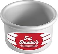 Vista 65 de Fat Daddio's Moldes para pasteles redondos de aluminio anodizado, juego de 2 piezas, 9 x 3 pulgadas