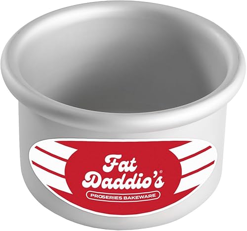 Miniatura 65 de Fat Daddio's Juego de moldes redondos de aluminio anodizado de 3 niveles para tartas de 3 pulgadas de profundidad, 4 pulgadas, 6 pulgadas, 8 pulgadas