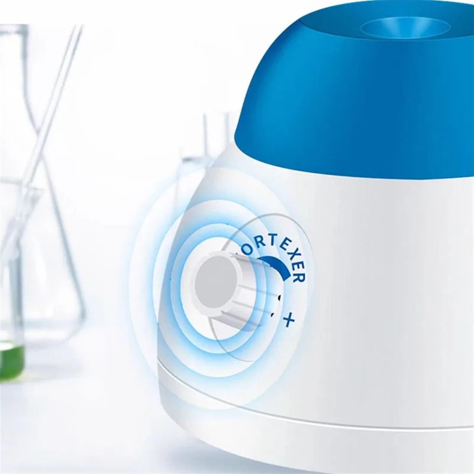 Vortex Mixer Mini-Vo-rtex-Mischer Reagenzglas-Vibrationsoszillator AC-Labor-Schnellschüttelhomogenisator 200-4000 U/min
