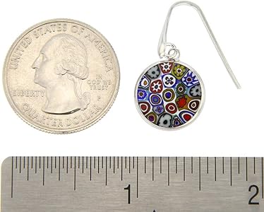 Lykia Boucles d'oreilles vénitiennes en verre de Murano | 100