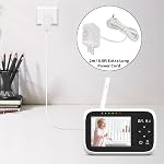 Tonton Baby Monitor Charger Power Cord Adapter Replacement for HelloBaby Camera and Monitor Model HB6339, HB65, HB40, HB6250, HB6550, HB6550-2, HB50, AC 100V-240V to DC 5V 1A Adapter, 6.6ft Cord