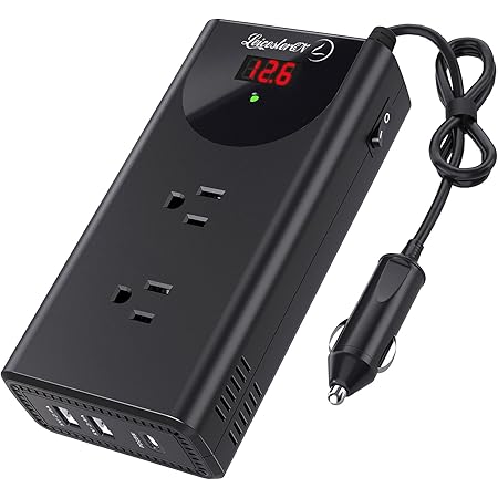 Amazon Bestek 純正弦波 カーインバーター 300w 車載充電器 六つ保護機能 Acコンセント2口 Usb2ポート Dc12vをac100vに変換 12v車対応 Mrz3010hu Mrz3010hu Jp インバーター コンバーター 車 バイク