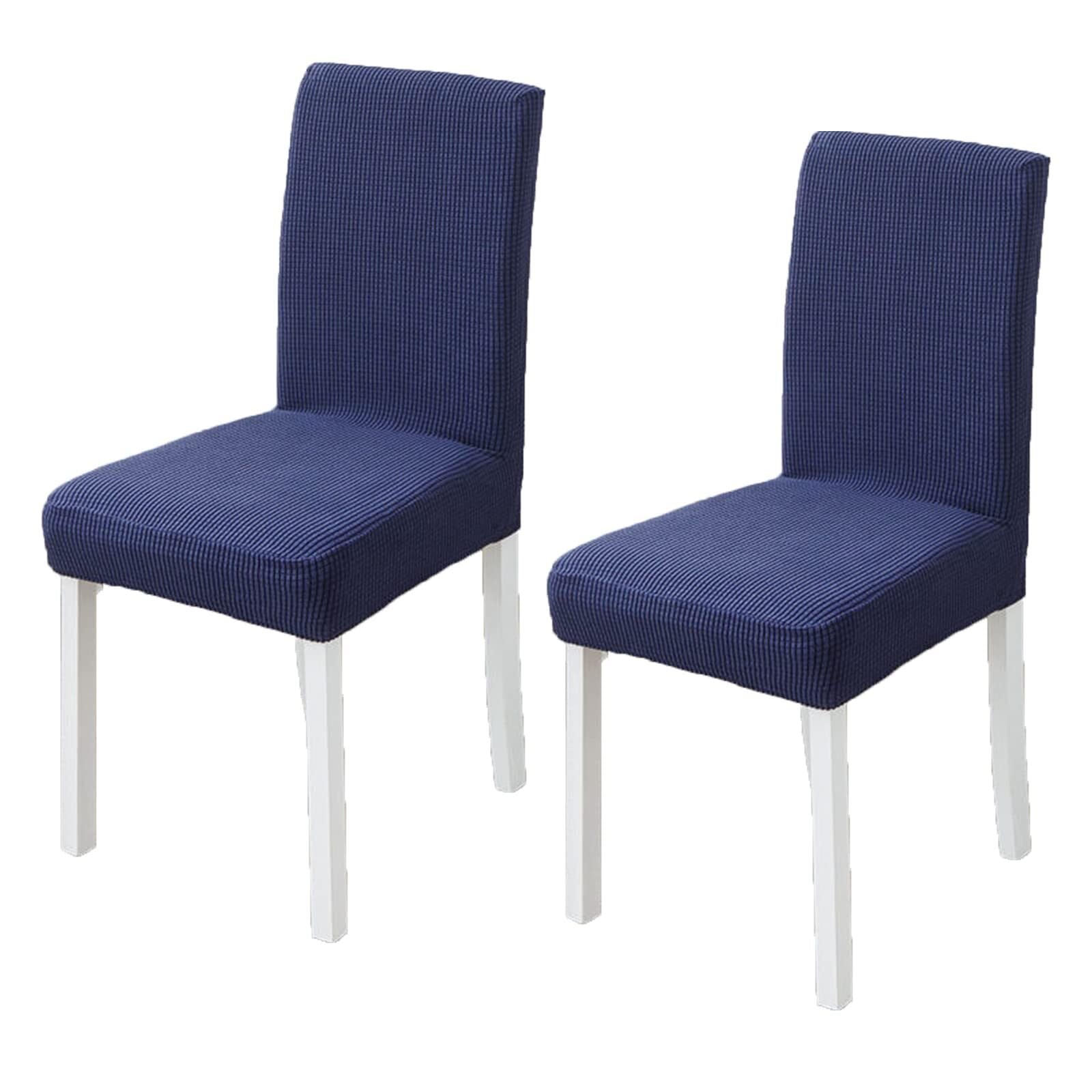 NMVAWIPT Stretch Dining Chair Slipcovers Covers Removable Kitchen Protector For Room Hotel Wedding Banquet Corn(24#,2pcs)
