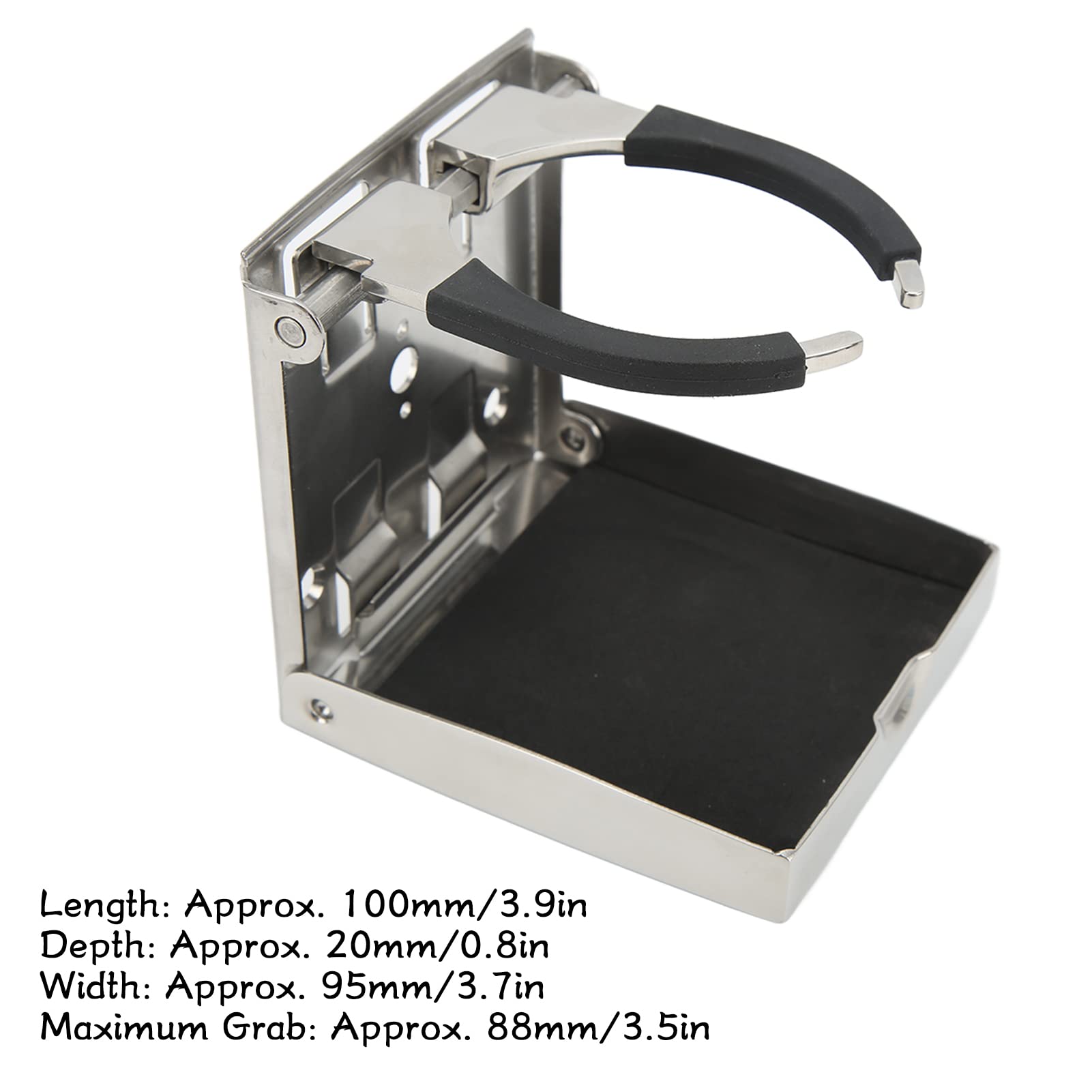 Porte-gobelet pour Bateau - Porte-gobelet Pliant Bras Réglable en Acier Inoxydable 304 Anti-dérapant pour Bateau Marin Yacht Car RV