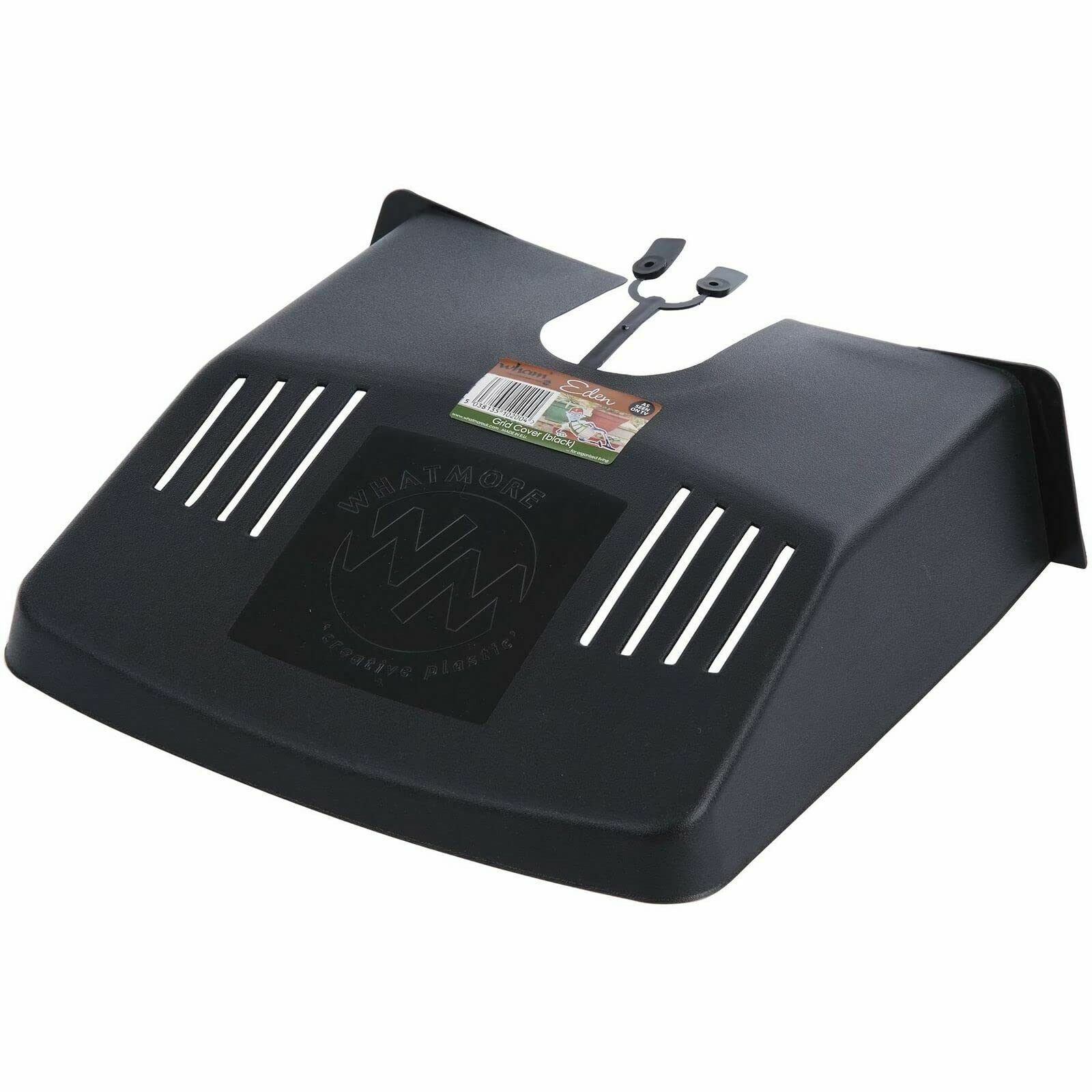 ACCURATE Drain Cover 12"x11" Black Plastic Grid Cover Ventilated Outdoor Gutter/Gardening Pipe Heavy Duty (1)