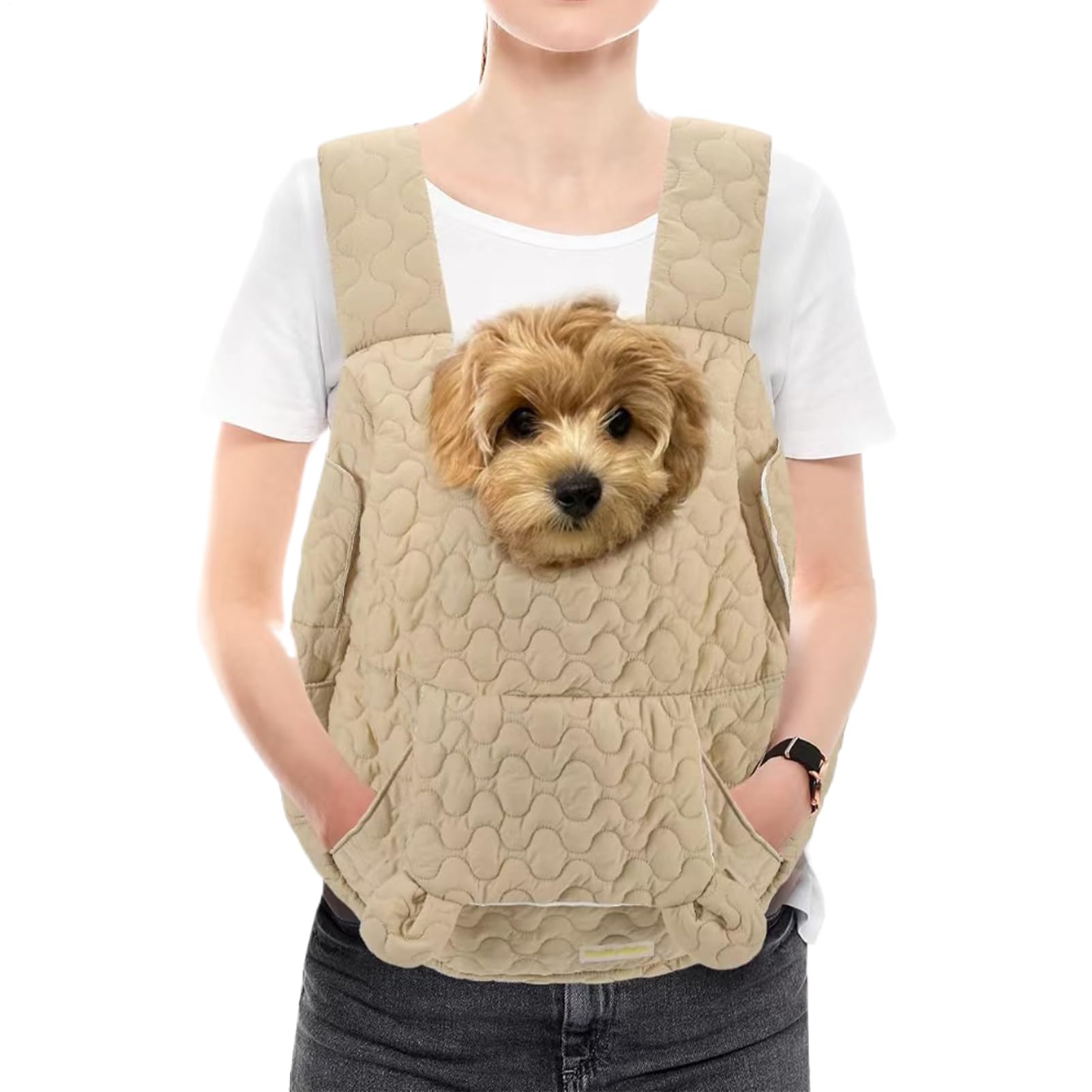 Porte-chien dorsal pour chiot fatigué solution de transport souple et légère