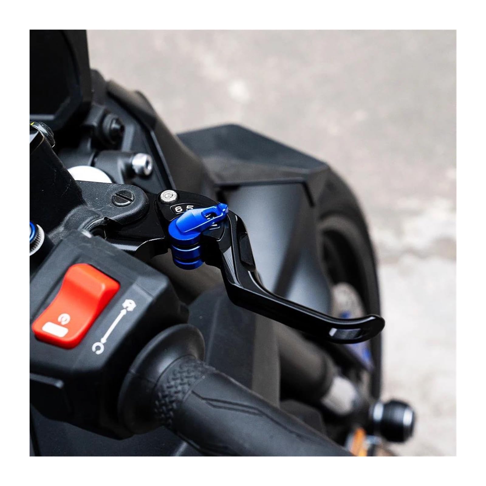 Motorrad Lenkerhebel Für Tenere700 Für T7 Für T700 Für Rally Für Tenere 700 Für Welt Für Raid XTZ700 SP CNC Motorrad Bremse Kupplung Hebel Set Griff Bremshebel Bremshebel Kupplungshebel(Black)
