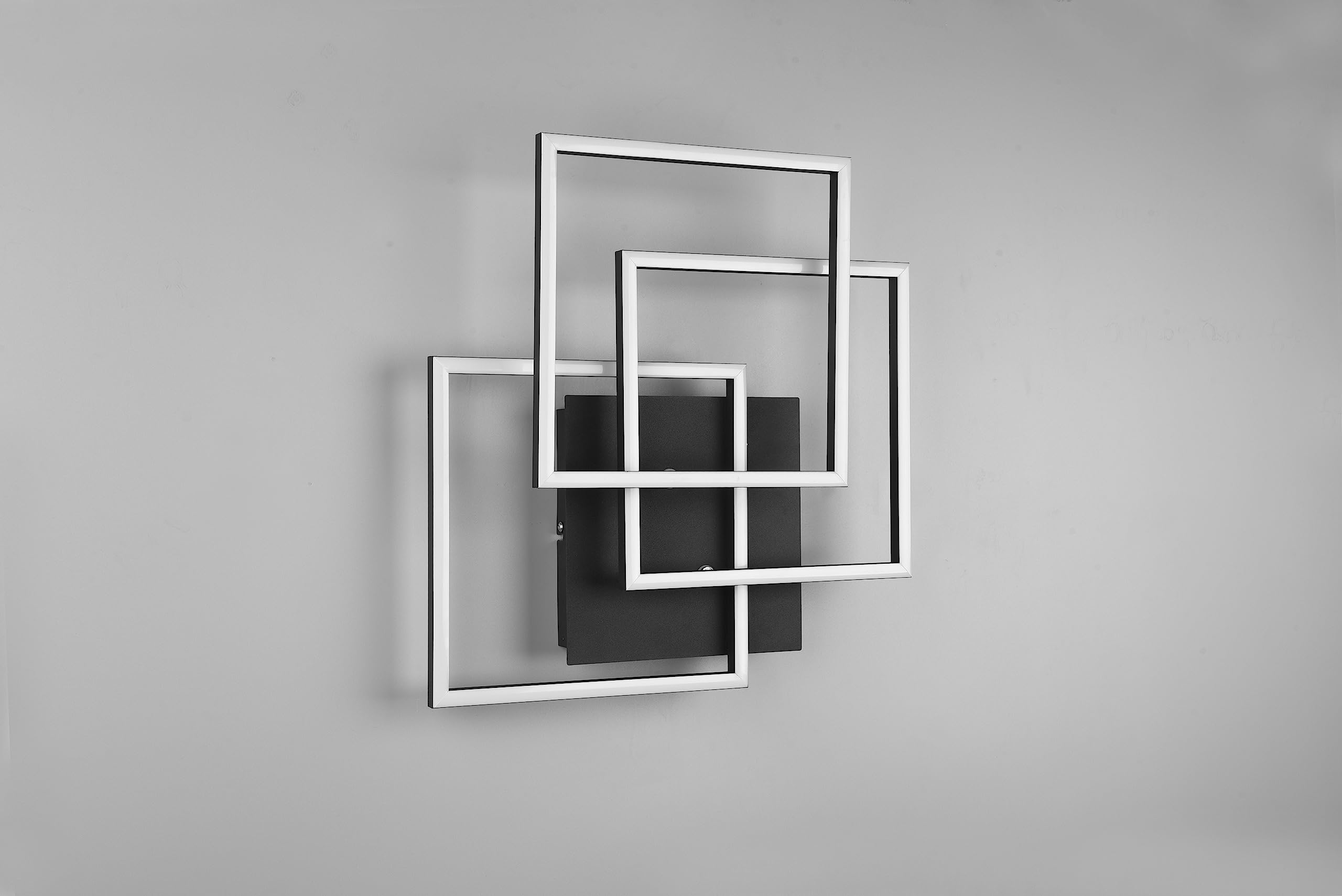 Reality, Plafón, Mobile incl. 1 x LED,SMD,27,0 Watt,2700-6000K,3200 Lm. Plástico, Blanco, Cuerpo: Metal, estera negra A:39,0cm, L:42,0cm, A:10,0cm Mando a distancia,Regulador integrado,Pivotante,