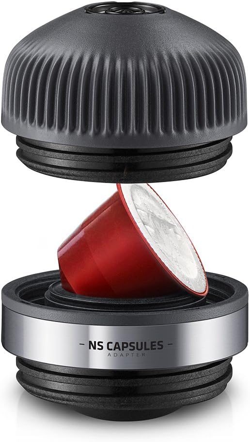 WACACO Nanopresso NS Adapter, Accessory to Allow Nanopresso to be Compatible with NS Capsules, Perfect for Traveling, Camping or Office Use, Not Fit the Minipresso