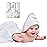 Viviland Baby Towels and Baby Wash Cloths Set Hooded Baby Towels Baby Wipes Absorbent Bath Face Towels Burp Cloths or Face Towels for Girl Boy 6-Pack Size 28 x 28 Inch(Pink Koala)