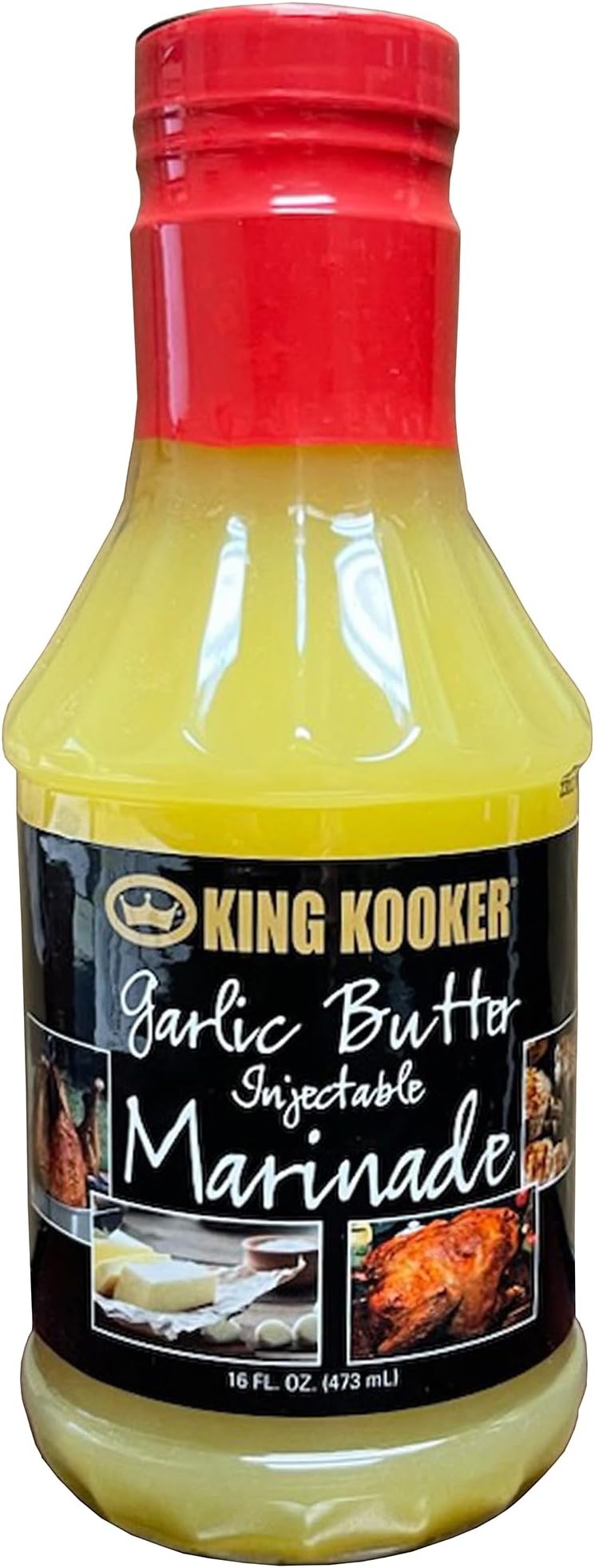 King Kooker 96048 16-Ounce Garlic Butter With Herbs Marinade