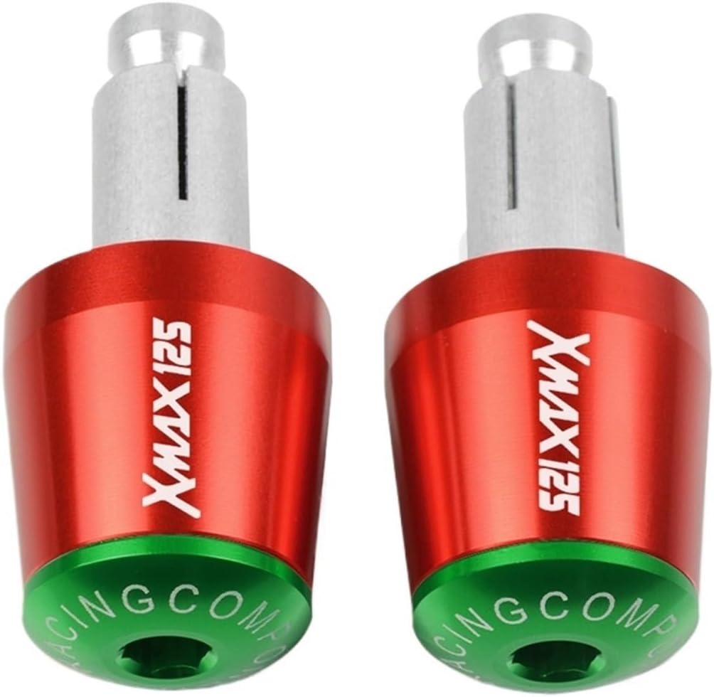 Motorcycle Handlebar Grips End Handle Bar Cap End Plug with Compatible with Ya ma ha XMAX125 Xmax 125 XMAX-125 Grips Bar Ends