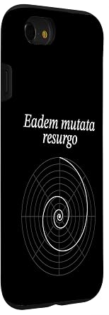 Bernoulli Spiral: eadem mutata resurgo Case for iPhone SE (2020) / 7 / 8