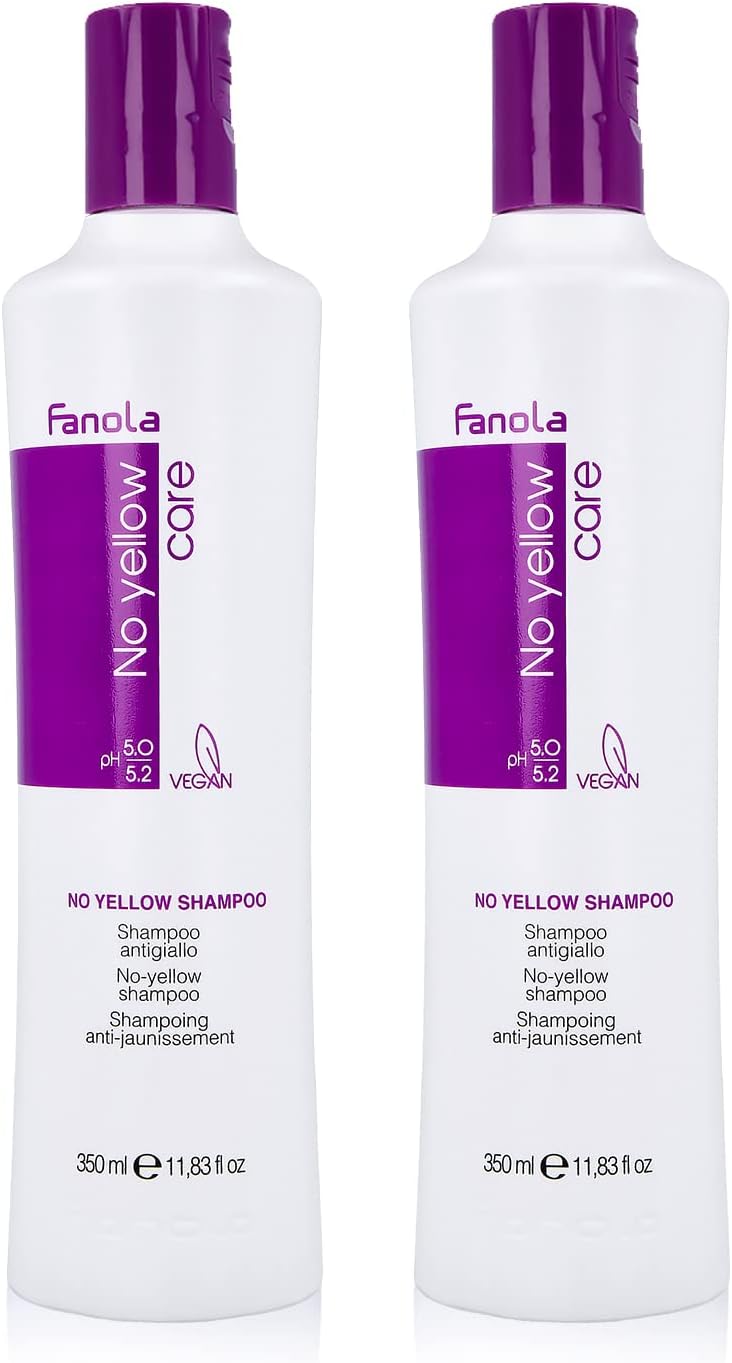 Fanola No Yellow Shampoo 350m (x 2)