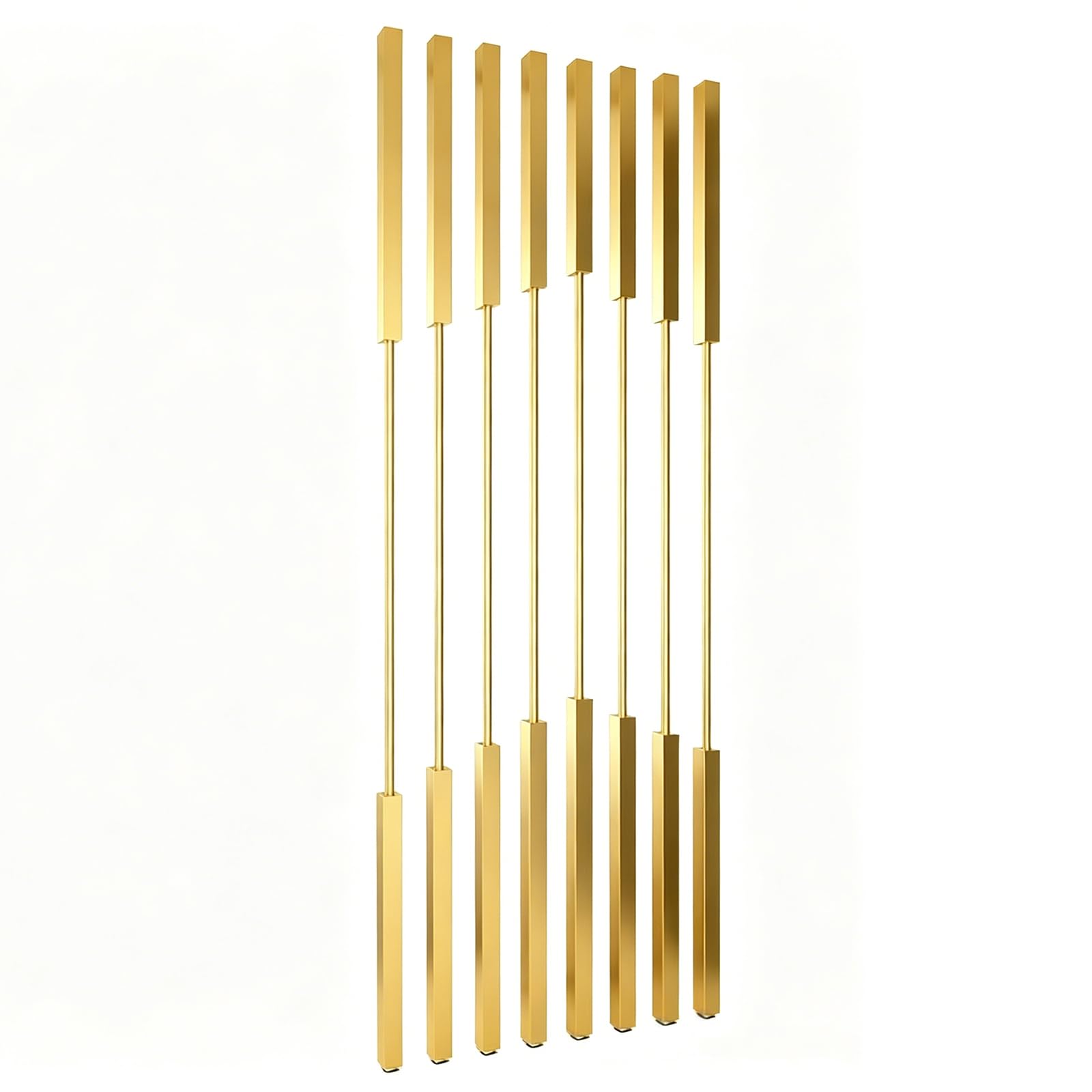 Poteaux de séparation en métal 100-180 cm, claustra design pour hôtel et bureau