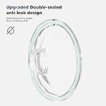 MomMed Double Wearable Breast Pump, 24mm All-in-One Painless Breastfeeding HandsFree Pump with 3 Modes & 12 Levels, Leak-Proof Design & Low Noise