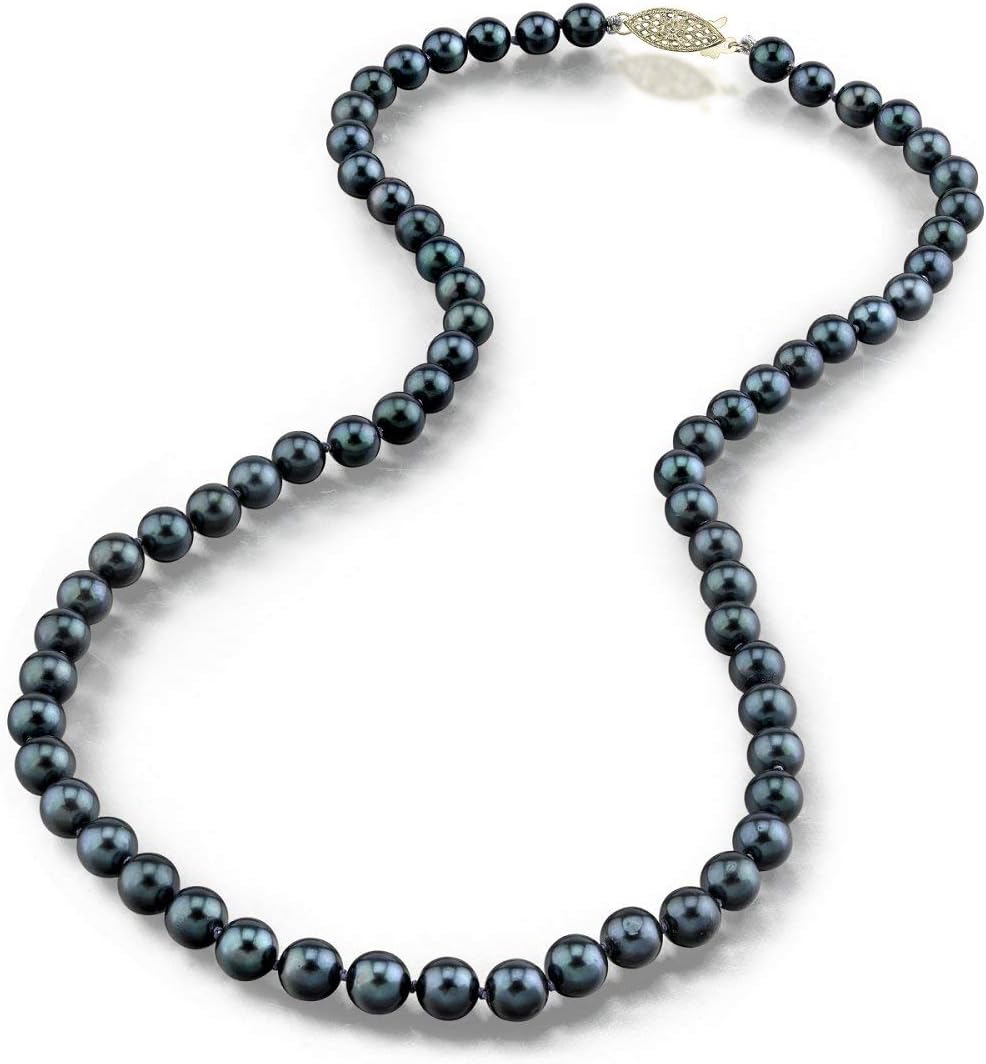 The Pearl Source 14K Gold Round...