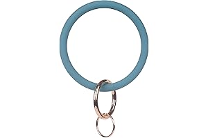Silicone Wrist Keychain - Our Trendy Bracelet Makes Keys Discoverable, Functional, and Fashionable.