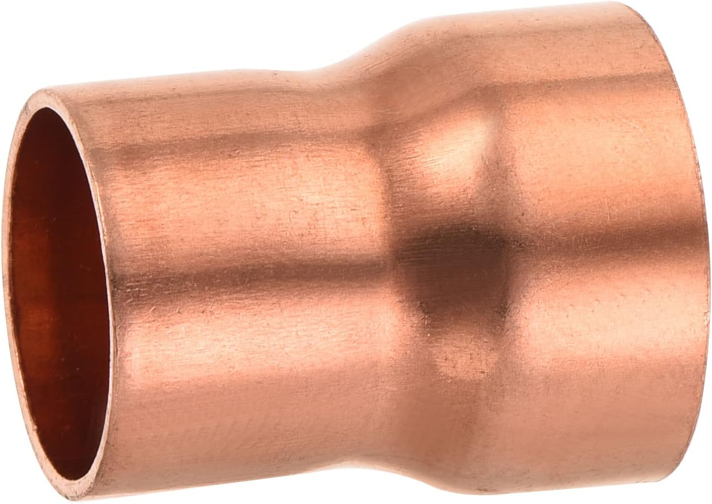 MECCANIXITY Copper Reducing Coupling Fitting with Sweat End, 5/8 x 3/4 Inch ID for HVAC Refrigeration Adapter