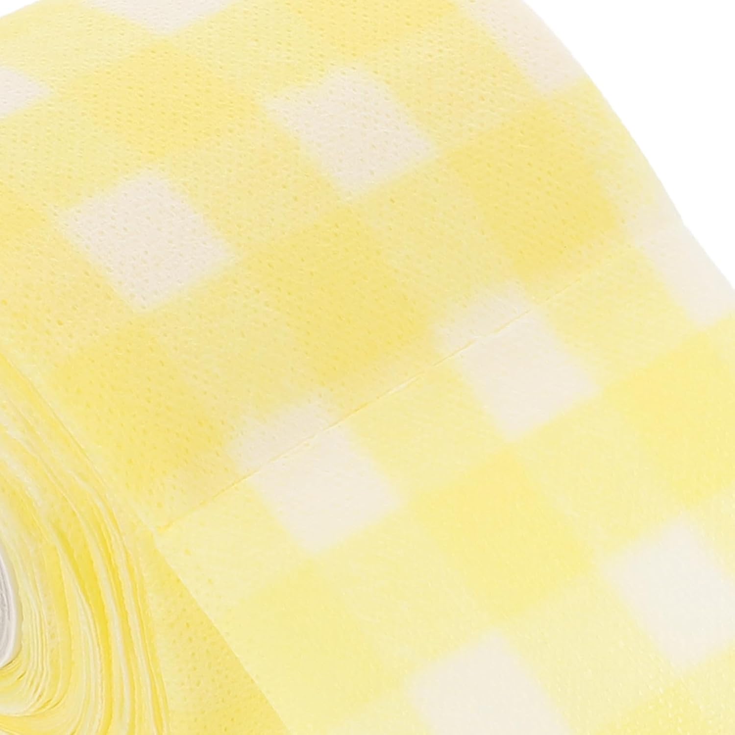 Disposable Nail Wipes Cotton Nail Polish Cleaning Pads for Gel Manicure | Lint-free Yellow Roll, Removes Polish and Gel Layers, Suitable for Personal Use and Salon Work