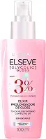 L'Oréal Paris Elseve Sérum Capilar Elixir Prolongador de Gloss Glycolic Gloss, 72 Horas de Duração, Sela Intensamente os Fios, Filtro UV e Proteção Térmica, 100ml