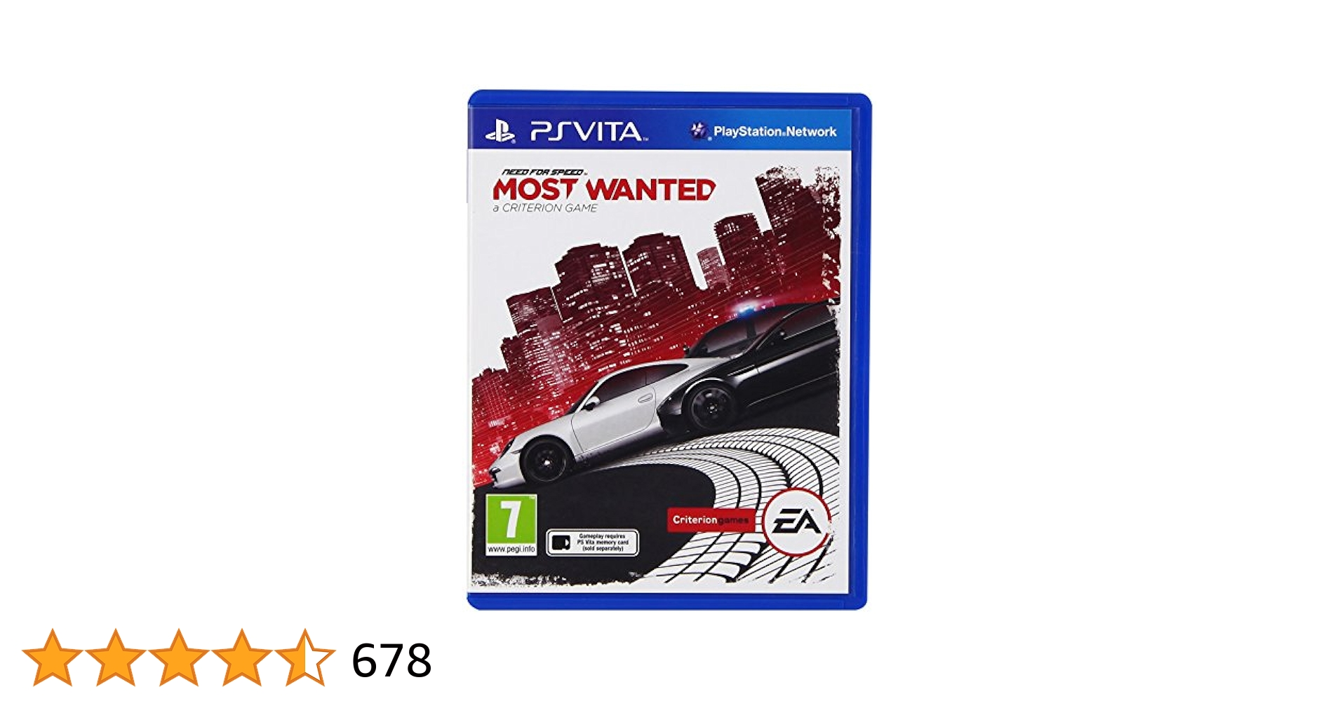 PSVita - Need for Speed Most Wanted【海外版】 Need for Speed Most Wanted PSV New Sealed UK PAL PlayStation