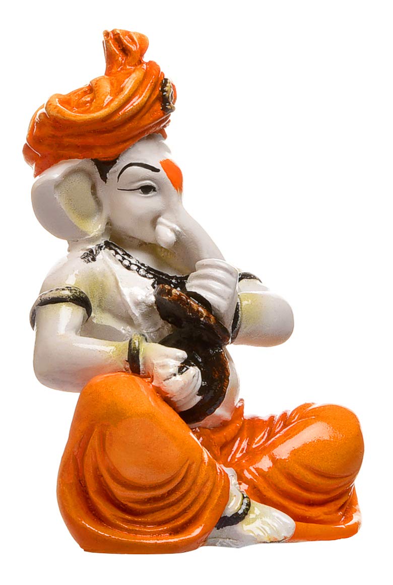 Karigaari Polyresine Ganesha with Lazim - Image 3 thumbnail